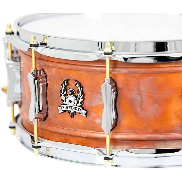 British Drum Co. Firebird Series Copper Over Brass Snare Drum 14 x 6 in.
