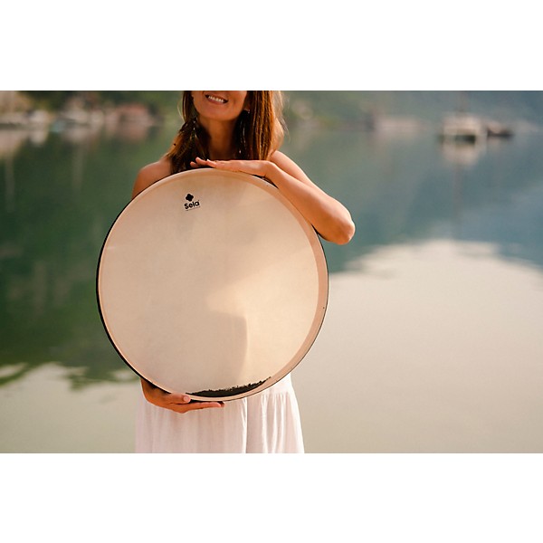 Sela Ocean Drum 55 cm (22"), Wooden Frame with Natural Skin