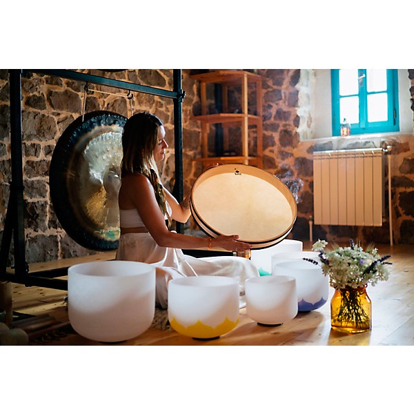 Sela Ocean Drum 55 cm (22"), Wooden Frame with Natural Skin
