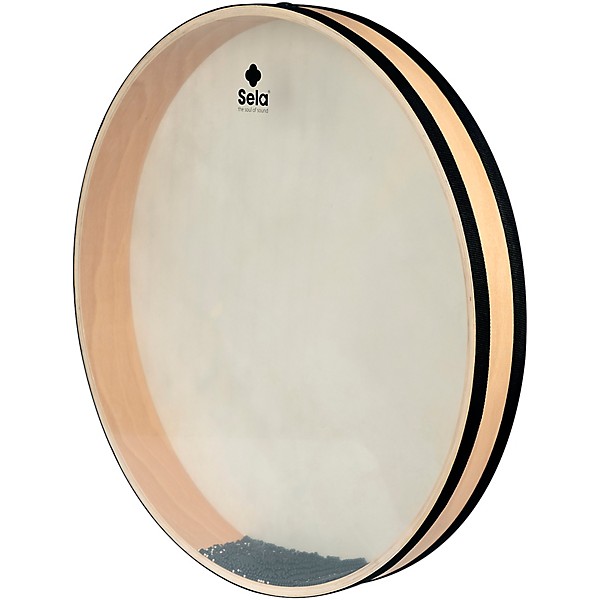 Sela Ocean Drum 50 cm (20"), Wooden Frame with Natural Skin