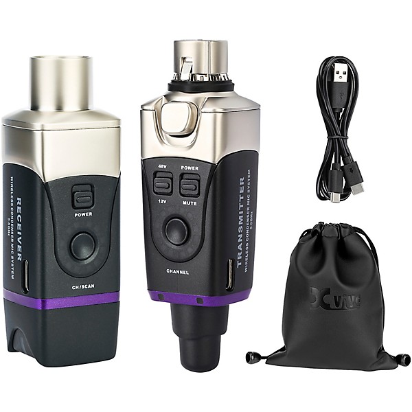 Xvive U35C 5.8Ghz Condenser mic wireless system Black