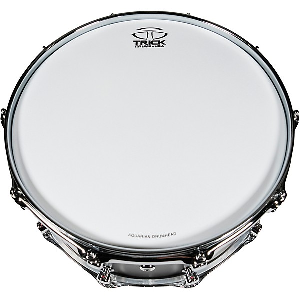 Trick Titanium Snare Drum - 14 x 6.5 in. Flat Black