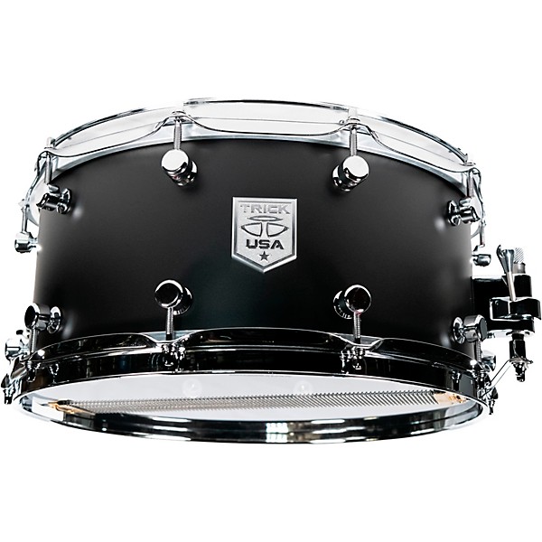 Trick Titanium Snare Drum - 14 x 6.5 in. Flat Black