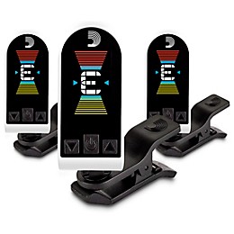 D'Addario Equinox Headstock Tuner 3-Pack - White