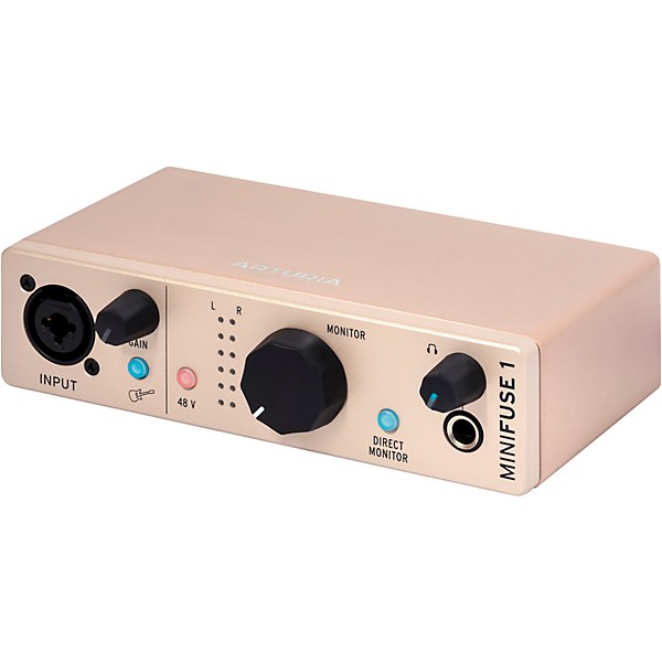 Arturia MiniFuse 1 USB-C Audio Interface - Champagne