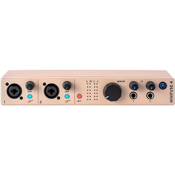 Arturia MiniFuse 4 USB-C Audio Interface - Champagne
