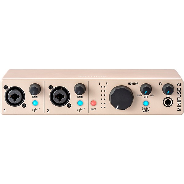 Arturia MiniFuse 2 USB-C Audio Interface - Champagne