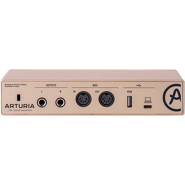 Arturia MiniFuse 2 USB-C Audio Interface - Champagne