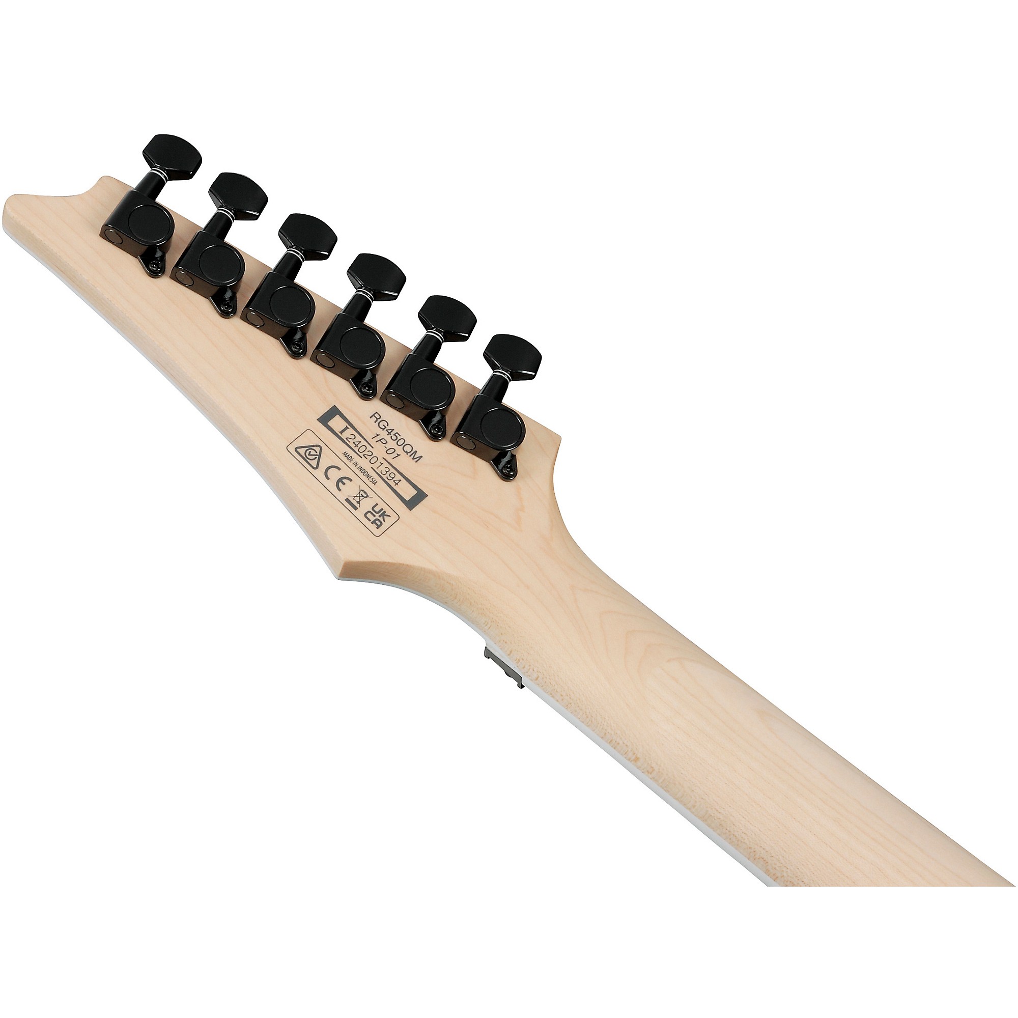 ギター Ibanez RG450QMB Transparent Gray Burst Ibanez RG450QMB Quilted Maple Top Electric Guitar Transparent Gray