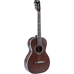 Washburn Victorian Parlor Acoustic Guitar Vintage Brown