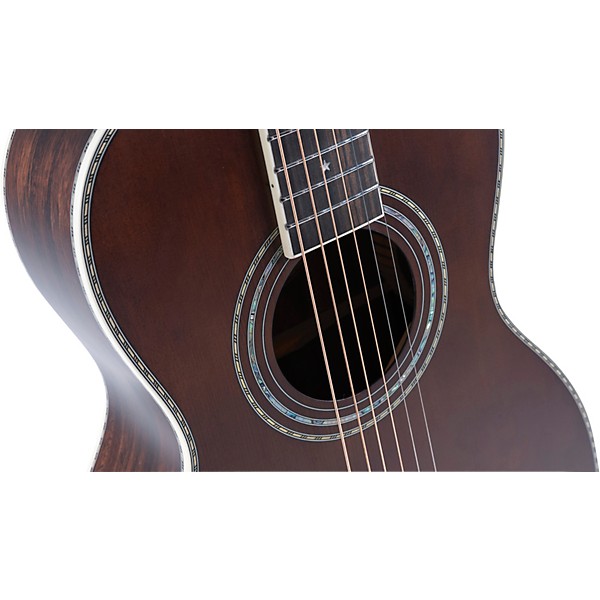 Washburn Victorian Parlor Acoustic Guitar Vintage Brown