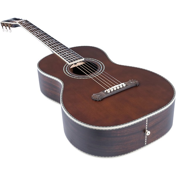 Washburn Victorian Parlor Acoustic Guitar Vintage Brown