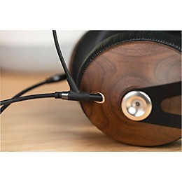 Meze Audio 99 Classics Walnut Silver Closed-Back Headphones With Boom Mic