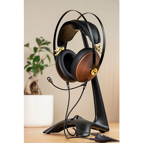 Meze Audio 99 Classics Walnut Gold Closed-Back Headphones With Boom Mic