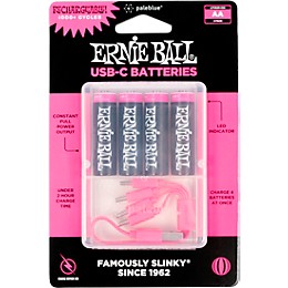 Ernie Ball USB-C Rechargeable Battery AA (4-Pack)