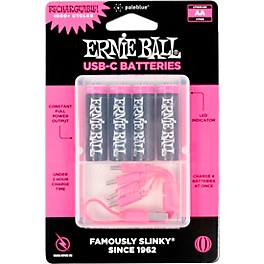 Ernie Ball USB-C Rechargeable Battery AA (4-Pack)