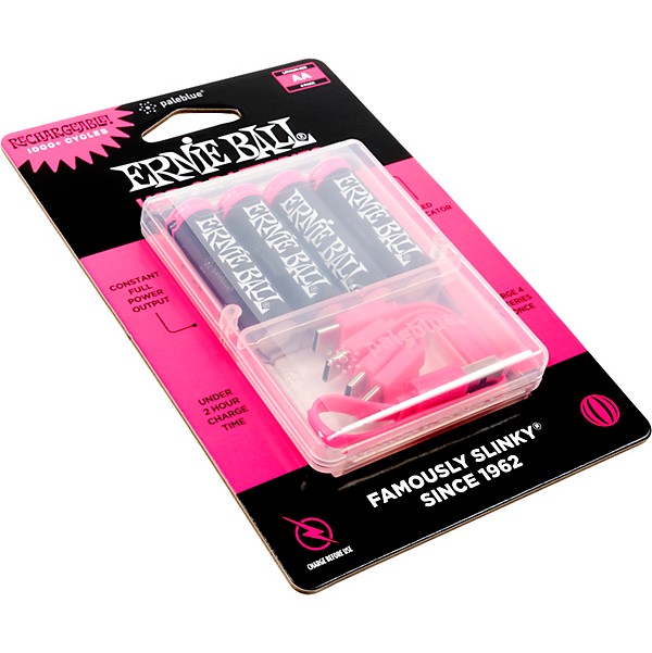 Ernie Ball USB-C Rechargeable Battery AA (4-Pack)