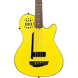 Godin A4 Ultra Yellow Flame Robert Trujillo Signature Limited-Edition Acoustic-Electric Bass Guitar M72 Yellow