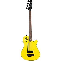 Godin A4 Ultra Yellow Flame Robert Trujillo Signature Limited-Edition Acoustic-Electric Bass Guitar M72 Yellow