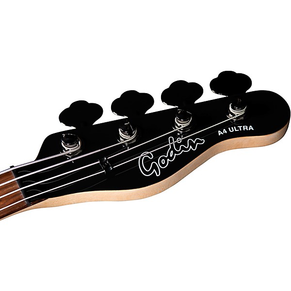 Godin A4 Ultra Yellow Flame Robert Trujillo Signature Limited-Edition Acoustic-Electric Bass Guitar M72 Yellow