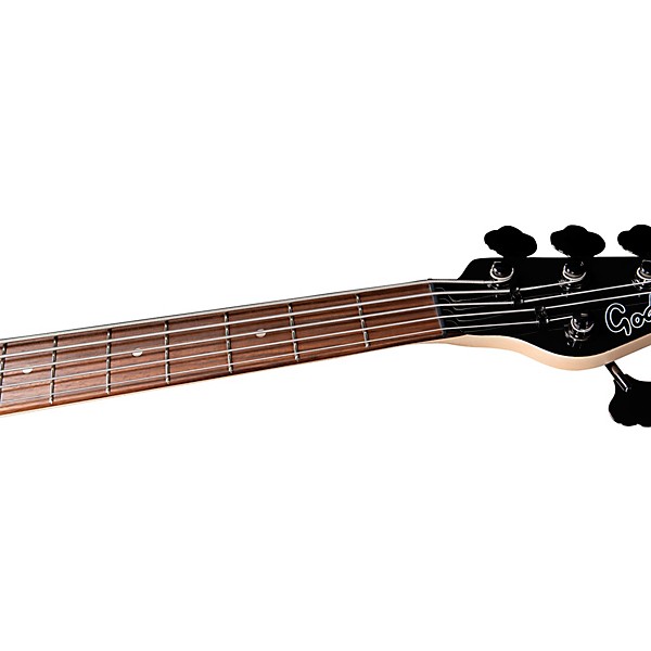 Godin A5 Ultra Yellow Flame Robert Trujillo Signature Limited-Edition 5-String Acoustic-Electric Bass Guitar M72 Yellow