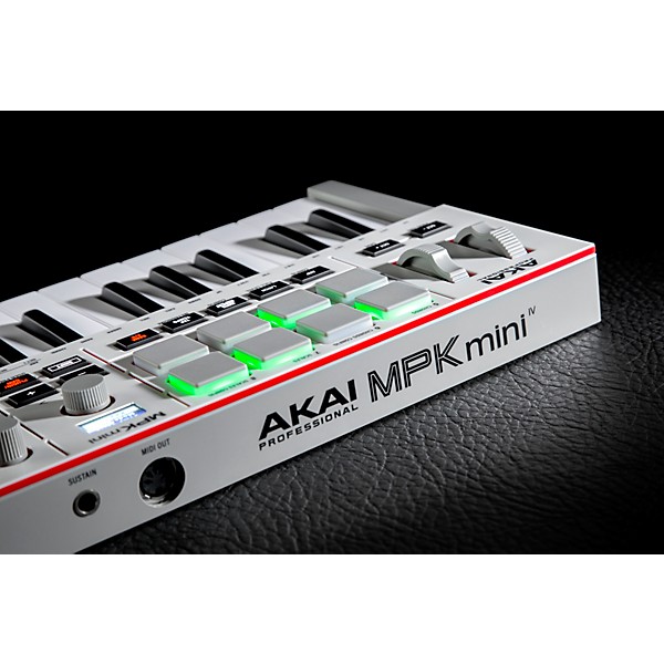 Akai Professional MPK Mini IV 25-Key MIDI Keyboard Controller White