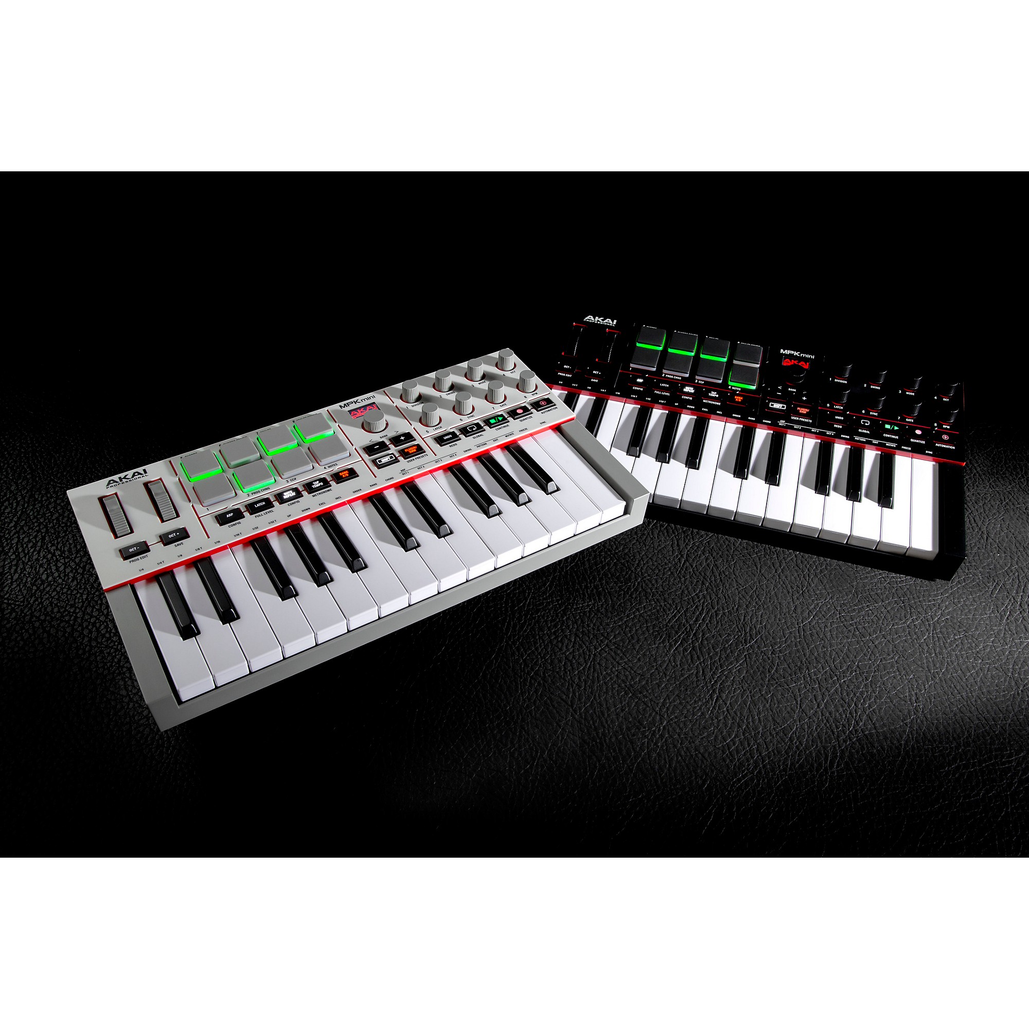 AKAI MPK mini ホワイト 25鍵 MIDIキーボード Akai MPK Mini MK3 White – 25-Key USB MIDI Keyboard w/ Pads & Knobs