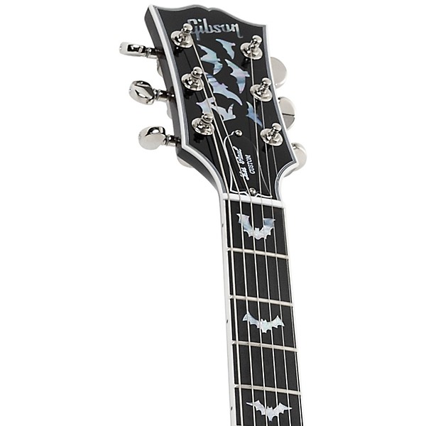 Gibson Custom Les Paul Custom Bats in Flight Electric Guitar - Dark Purple Burst