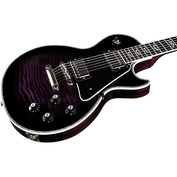 Gibson Custom Les Paul Custom Bats in Flight Electric Guitar - Dark Purple Burst