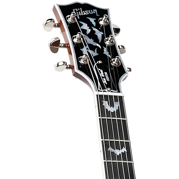 Gibson Custom Les Paul Custom Bats in Flight Electric Guitar - Dark Orange Burst