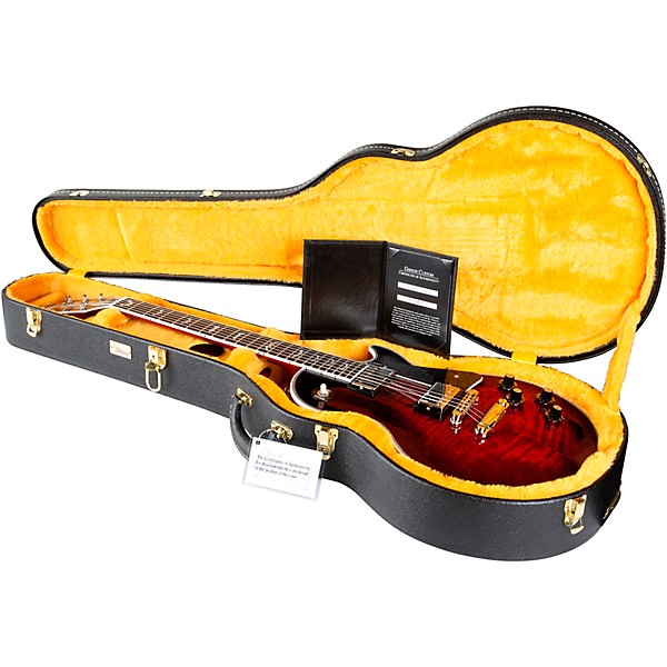 Gibson Les Paul Custom Bats Flight 4A Electric Guitar- Orange Burst