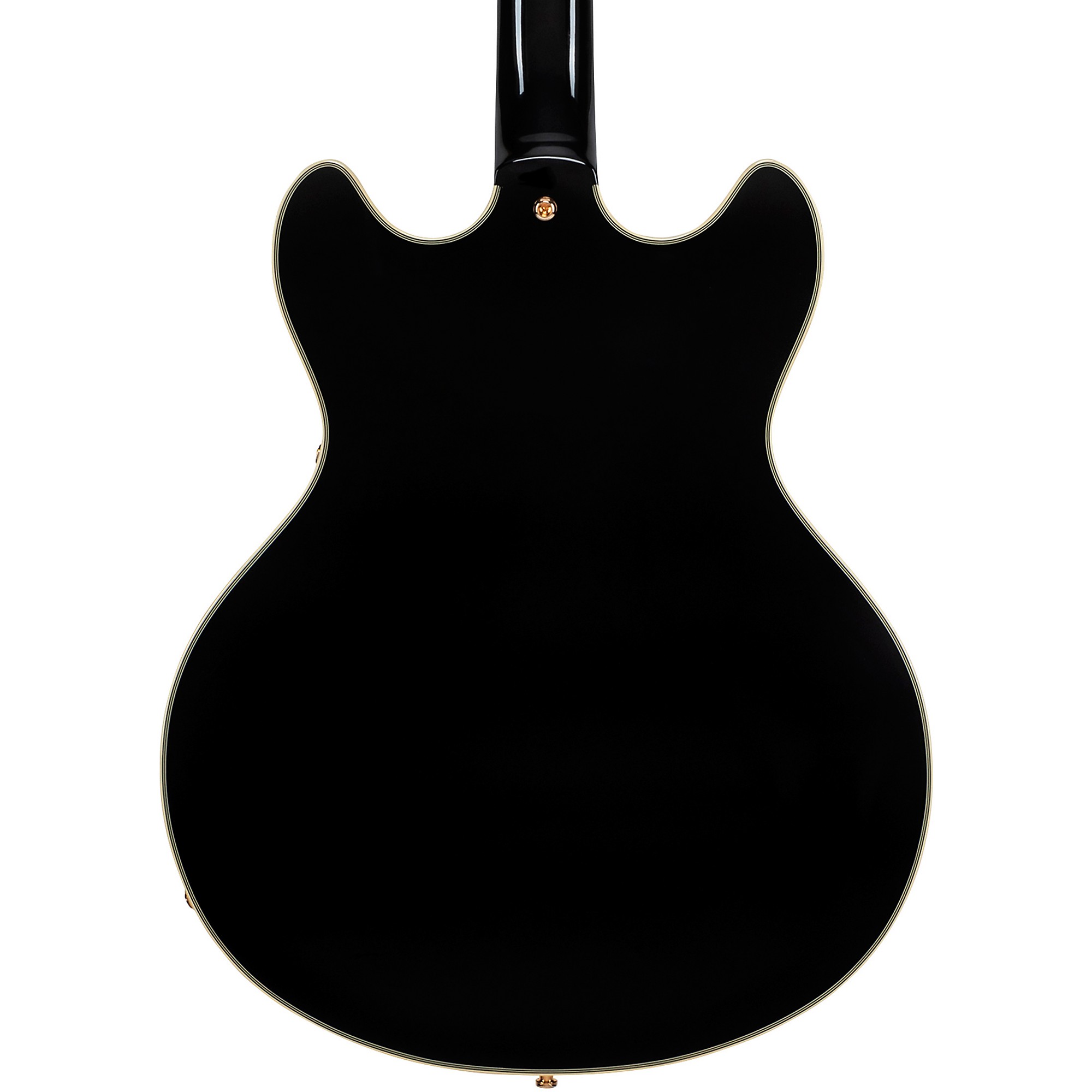 D'Angelico Excel DC Semi-Hollow Electric Guitar Solid Black