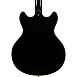 D'Angelico Excel DC Semi-Hollow Electric Guitar Solid Black