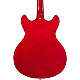 D'Angelico Excel DC Semi-Hollow Electric Guitar Trans Cherry
