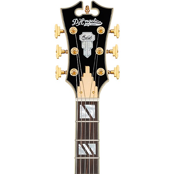 D'Angelico Excel DC Semi-Hollow Electric Guitar Trans Cherry