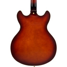 D'Angelico Excel DC Semi-Hollow Electric Guitar Amaretto Burst