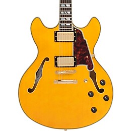 D'Angelico Excel DC Semi-Hollow Electric Guitar Amber