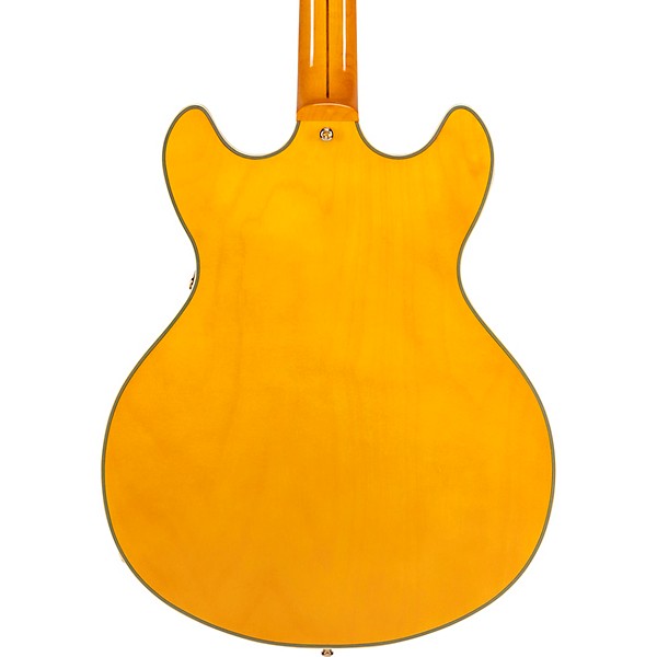 D'Angelico Excel DC Semi-Hollow Electric Guitar Amber