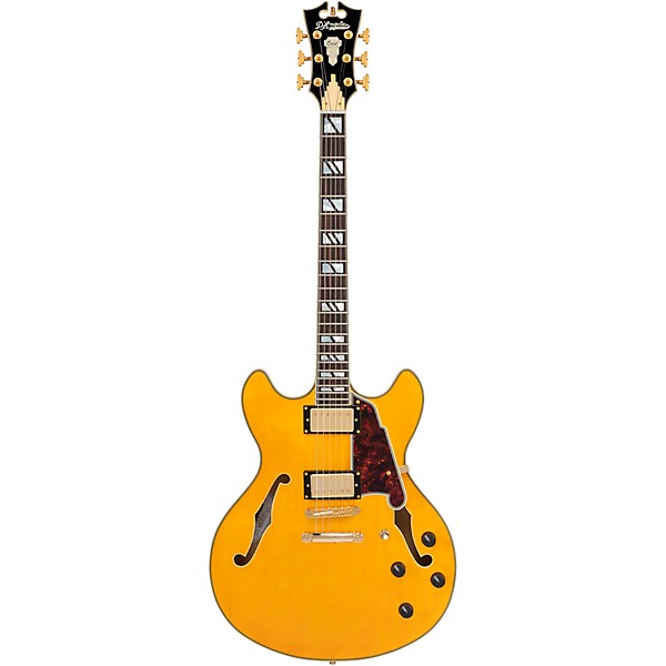 D'Angelico Excel DC Semi-Hollow Electric Guitar Amber