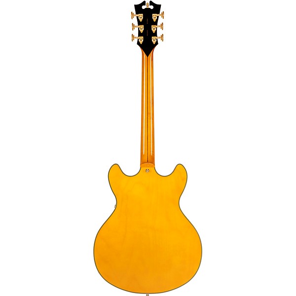 D'Angelico Excel DC Semi-Hollow Electric Guitar Amber