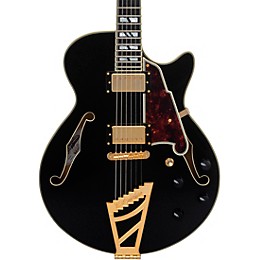 D'Angelico Excel SS Semi-Hollow Electric Guitar Solid Black