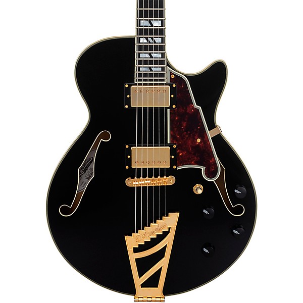 D'Angelico Excel SS Semi-Hollow Electric Guitar Solid Black