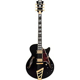 D'Angelico Excel SS Semi-Hollow Electric Guitar Solid Black