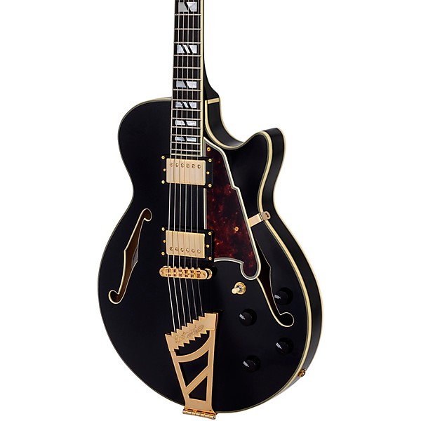 D'Angelico Excel SS Semi-Hollow Electric Guitar Solid Black