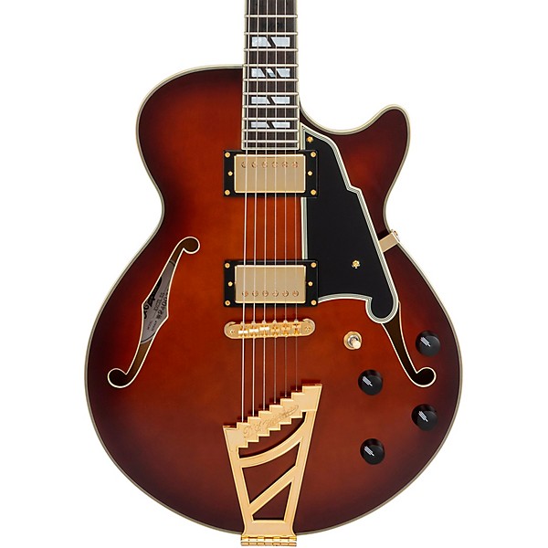 D'Angelico Excel SS Semi-Hollow Electric Guitar Amaretto Burst