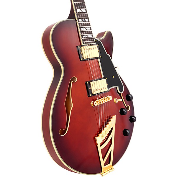 D'Angelico Excel SS Semi-Hollow Electric Guitar Amaretto Burst