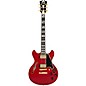 D'Angelico Excel Mini DC Semi-Hollow Electric Guitar Trans Cherry