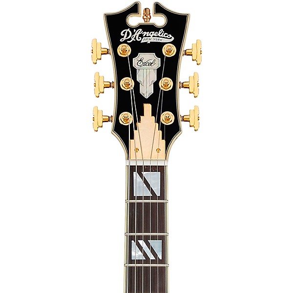 D'Angelico Excel Mini DC Semi-Hollow Electric Guitar Amber