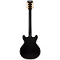 D'Angelico Excel Mini DC Semi-Hollow Electric Guitar Solid Black