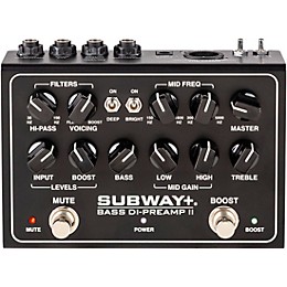 MESA/Boogie Subway+ Bass DI-Preamp II Pedal - Black